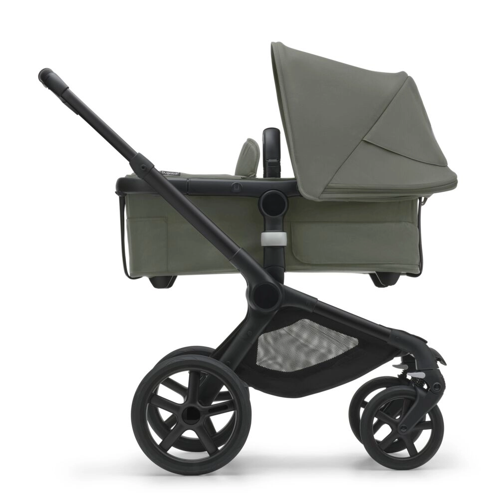 Poussette Bugaboo Fox 5 - Châssis Noir + Nacelle - Vert Forêt