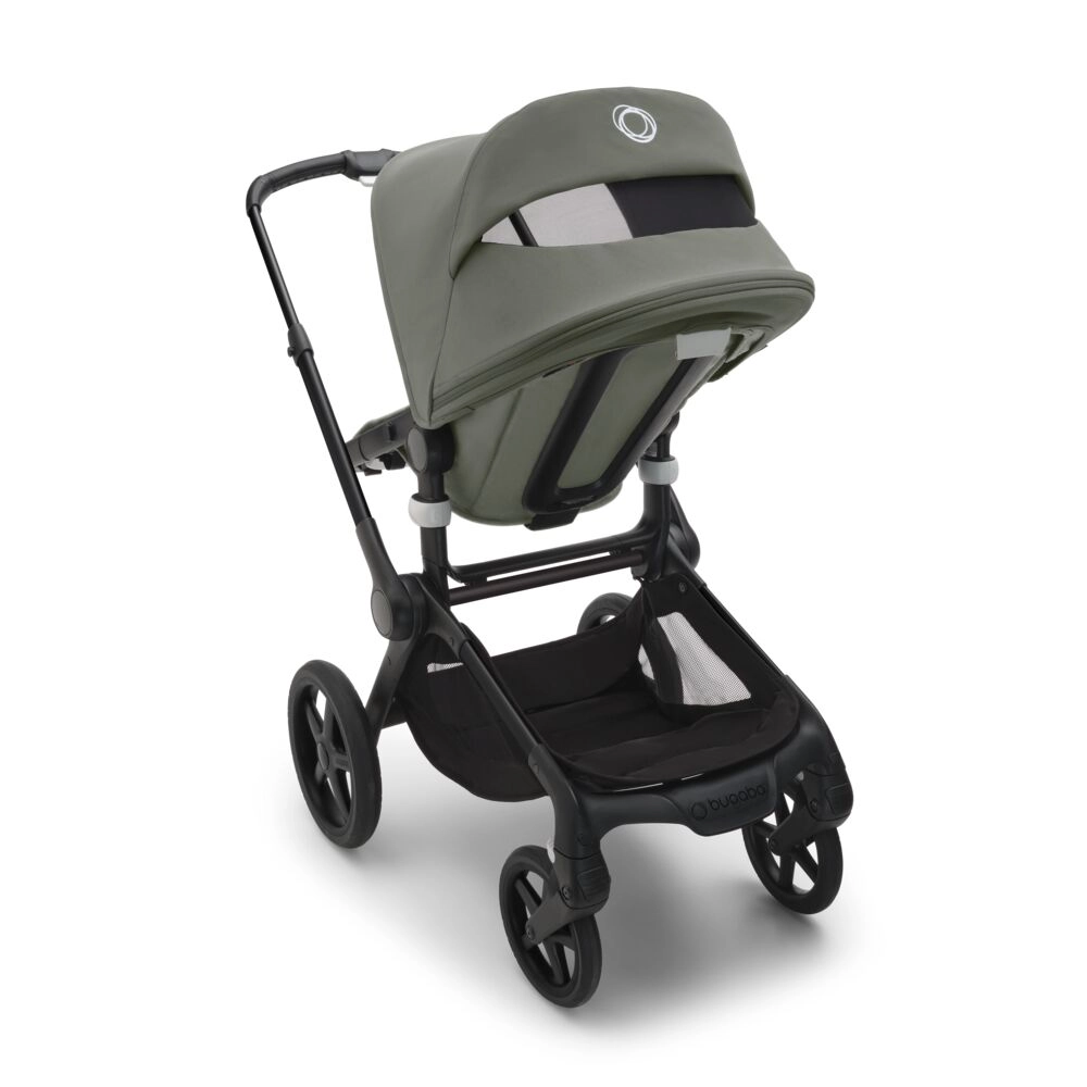 Poussette Bugaboo Fox 5 - Châssis Noir + Nacelle - Vert Forêt