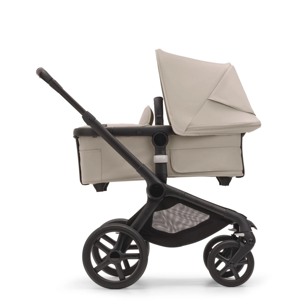 Poussette Bugaboo Fox 5 - Châssis Noir + Nacelle - Desert Taupe