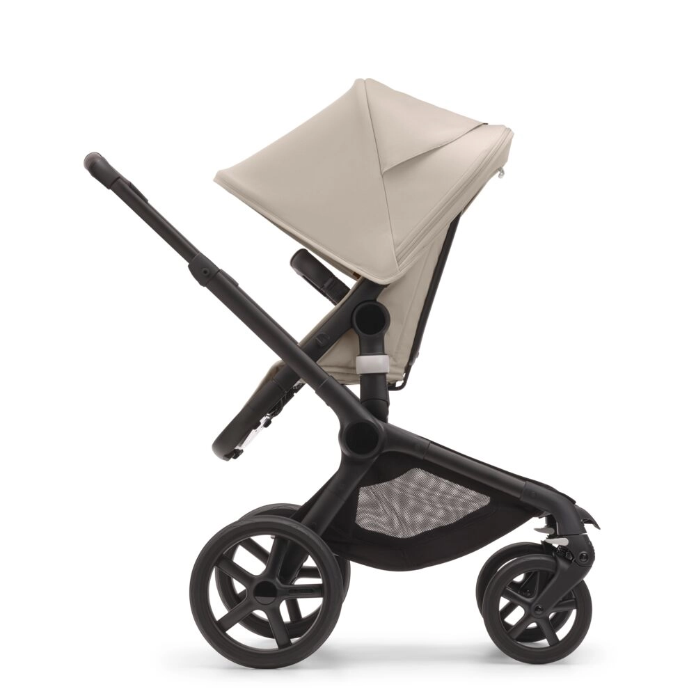 Poussette Bugaboo Fox 5 - Châssis Noir + Nacelle - Desert Taupe