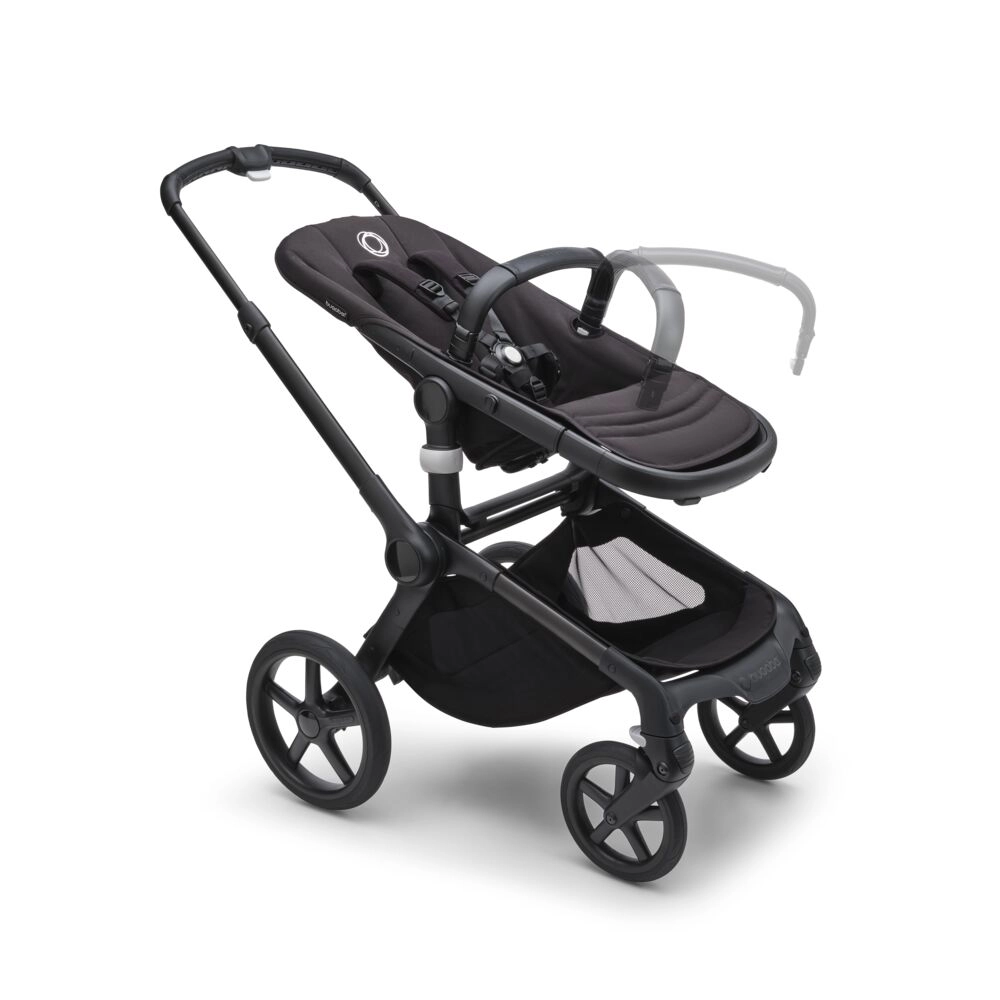 Poussette Bugaboo Fox 5 - Châssis Noir + Nacelle - Desert Taupe