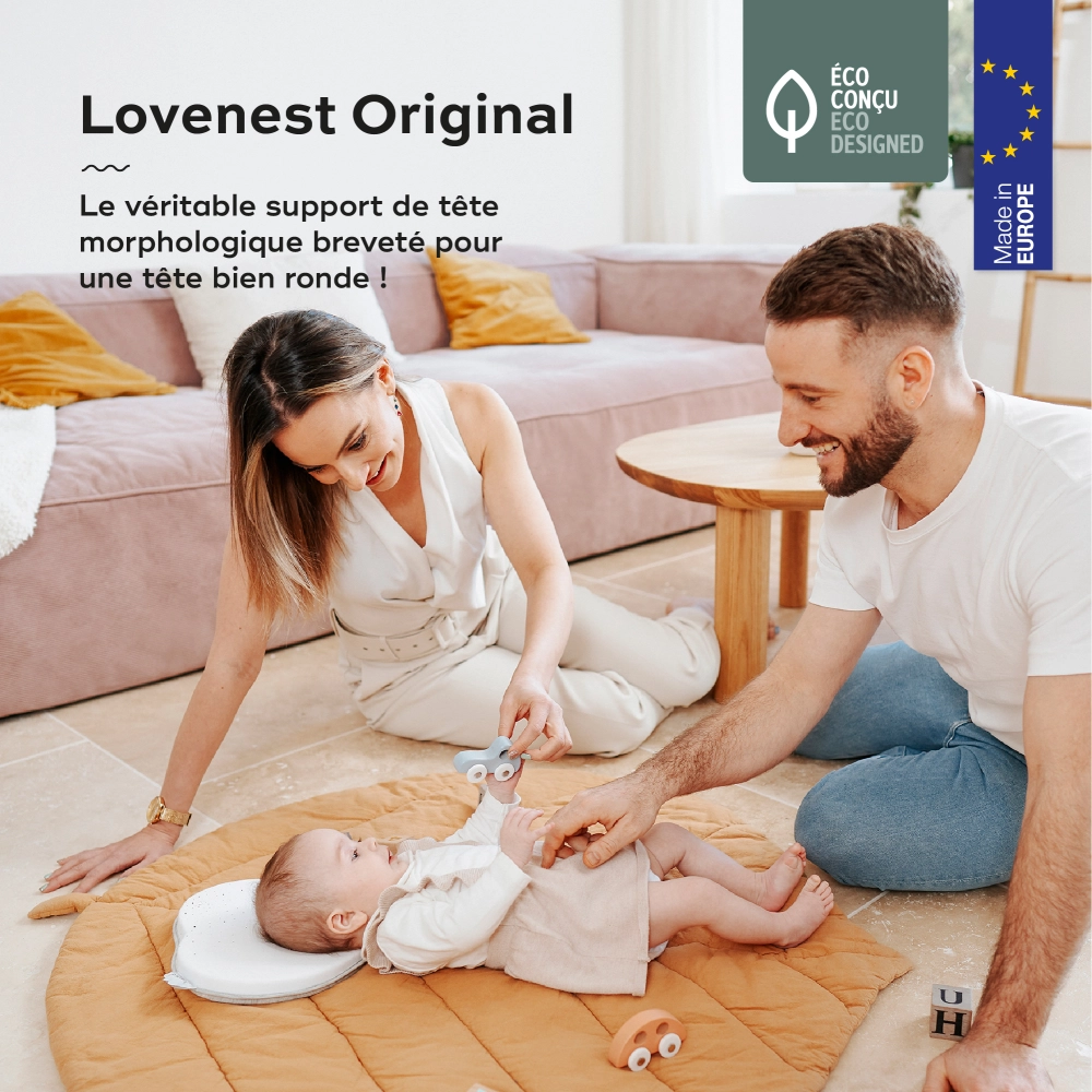 Cale-Tête Ergonomique Babymoov Lovenest - White