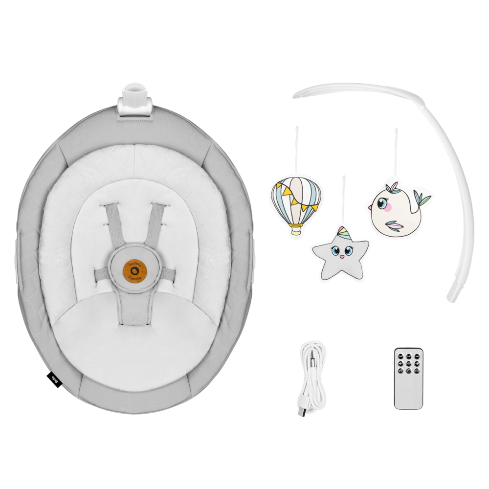 Balancelle Lionelo Bella - Grey Concrete