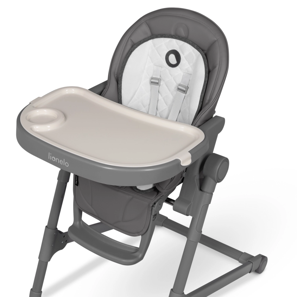 Chaise Haute Lionelo Cora Plus - Grey Stone