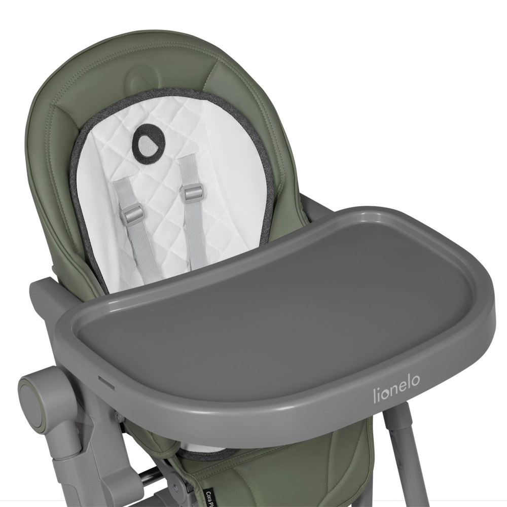 Chaise Haute Lionelo Cora Plus - Green Olive