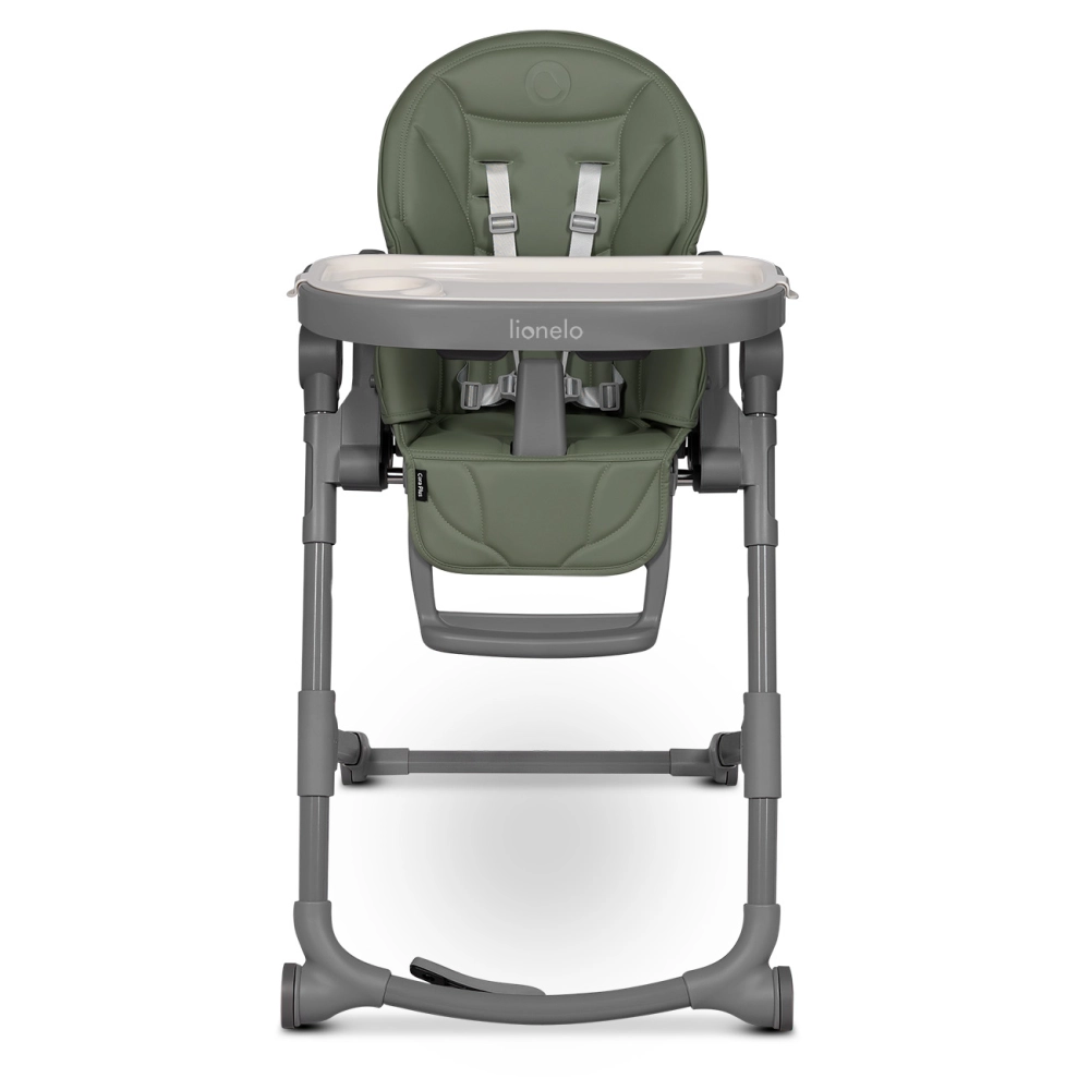 Chaise Haute Lionelo Cora Plus - Green Olive