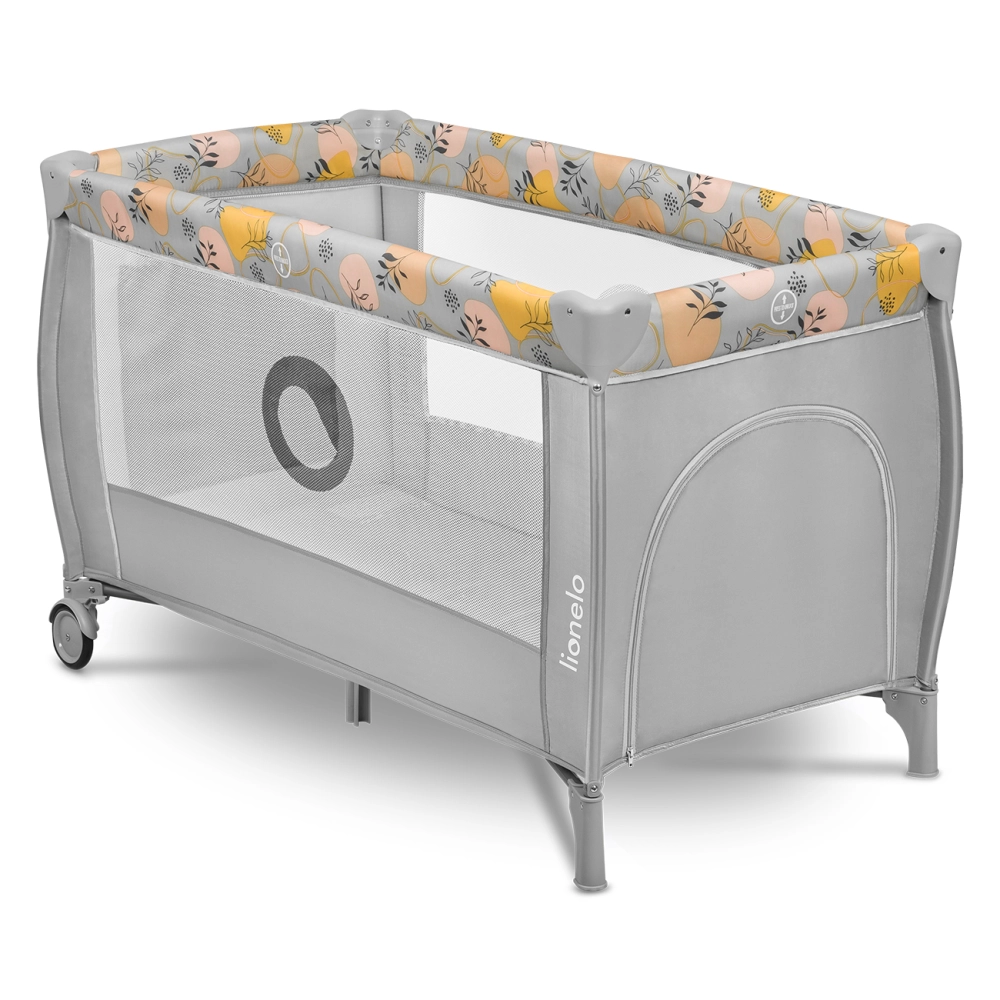 Lit Parapluie Lionelo Stefi Plus - Pink Yellow