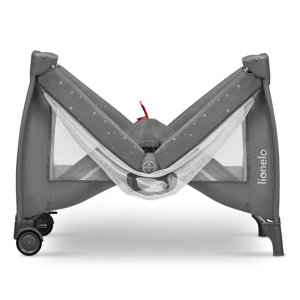 Lit Parapluie Lionelo Stefi Plus - Grey
