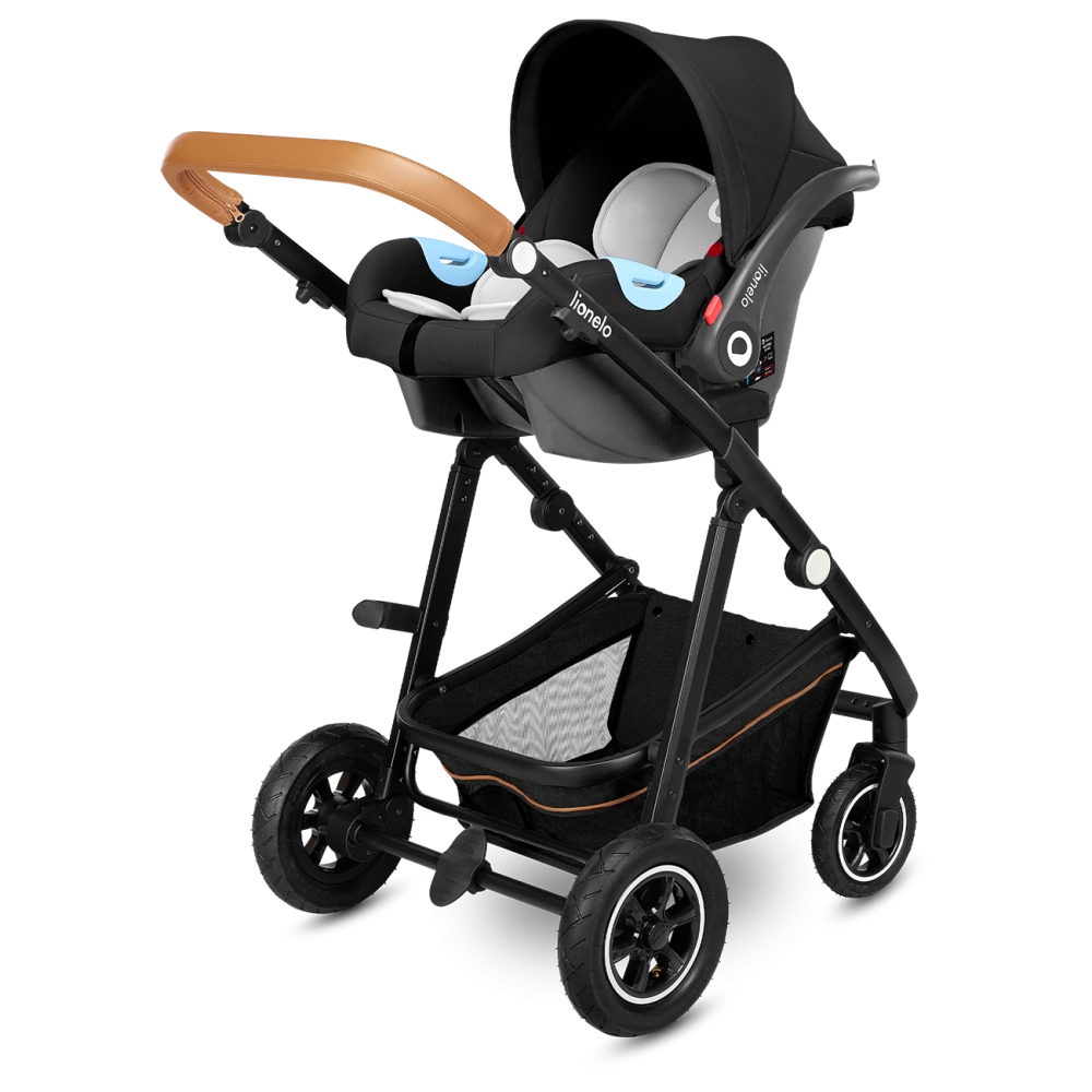 Poussette Lionelo Amber + Nacelle - Grey Graphite