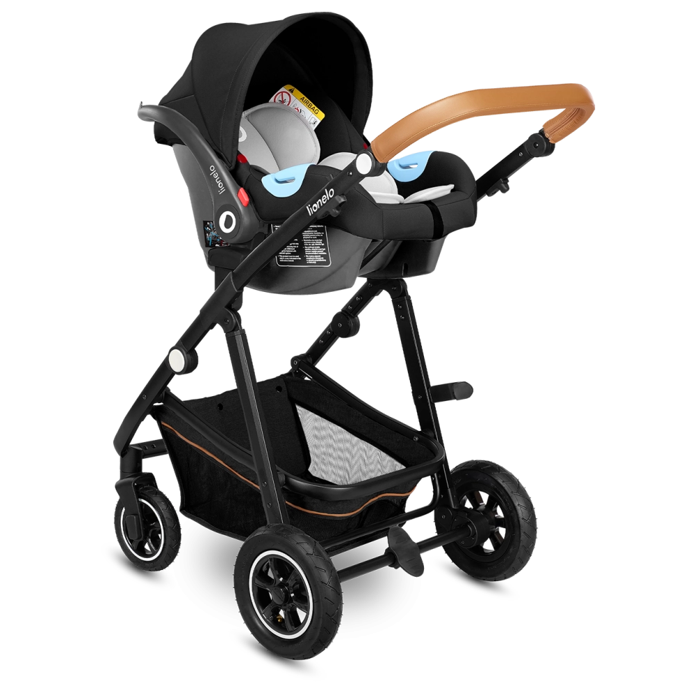 Poussette Lionelo Amber + Nacelle - Grey Graphite