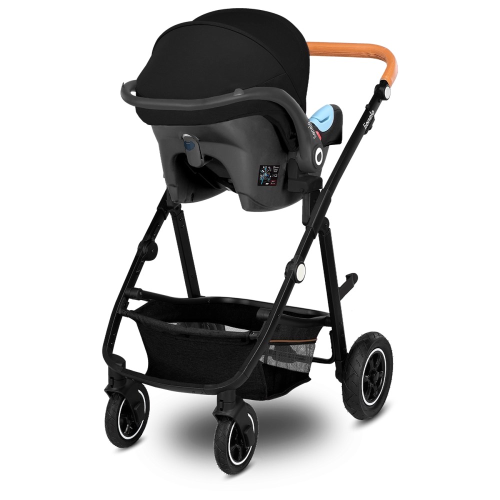 Poussette Lionelo Amber + Nacelle - Grey Graphite