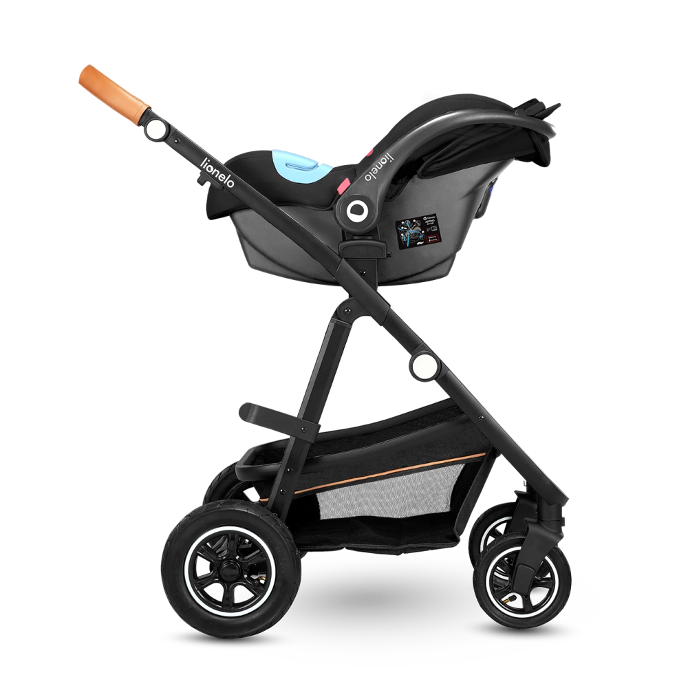 Poussette Lionelo Amber + Nacelle - Grey Graphite