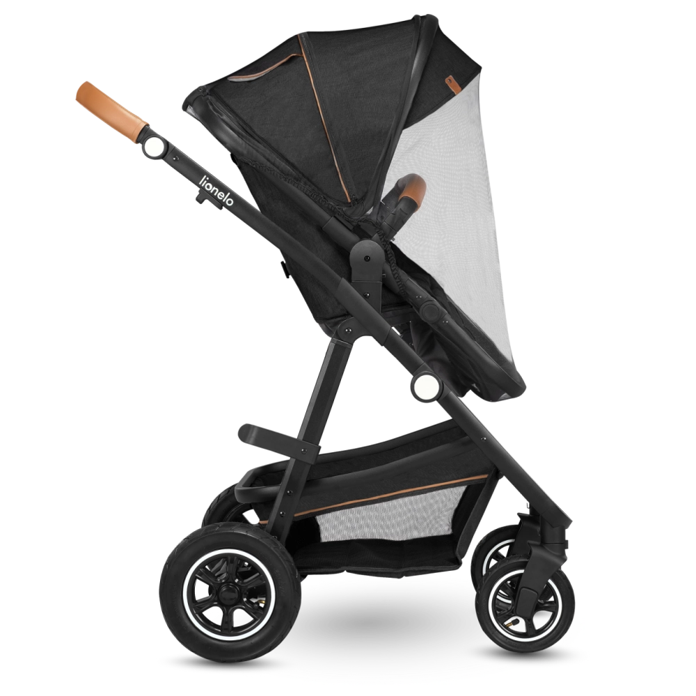Poussette Lionelo Amber + Nacelle - Grey Graphite