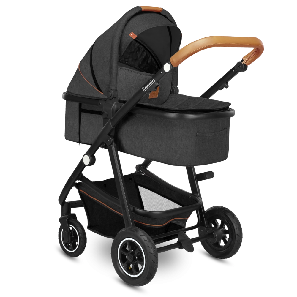 Poussette Lionelo Amber + Nacelle - Grey Graphite