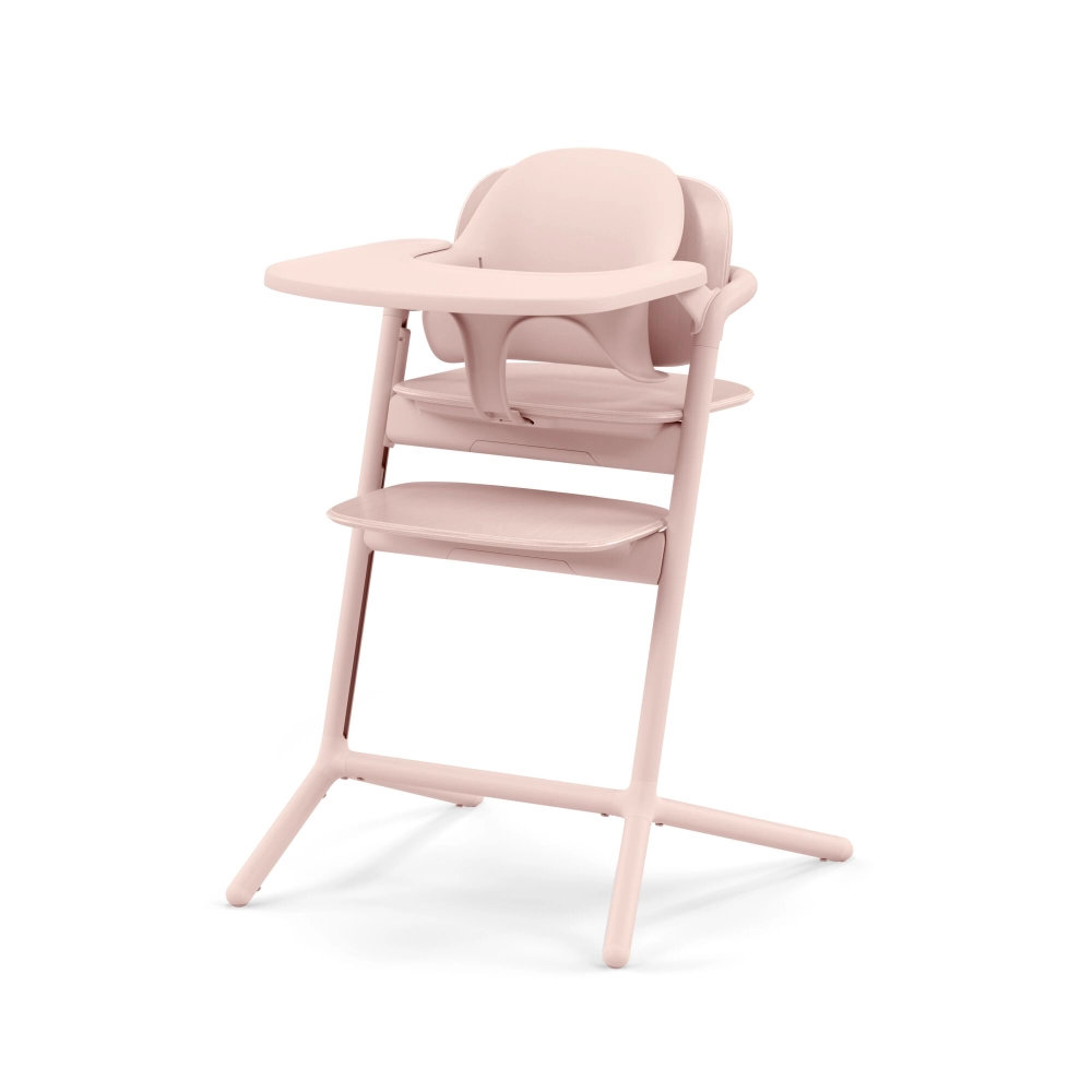 Chaise Haute Cybex Lemo 2 Set 4-en-1 + Transat - Pearl Pink