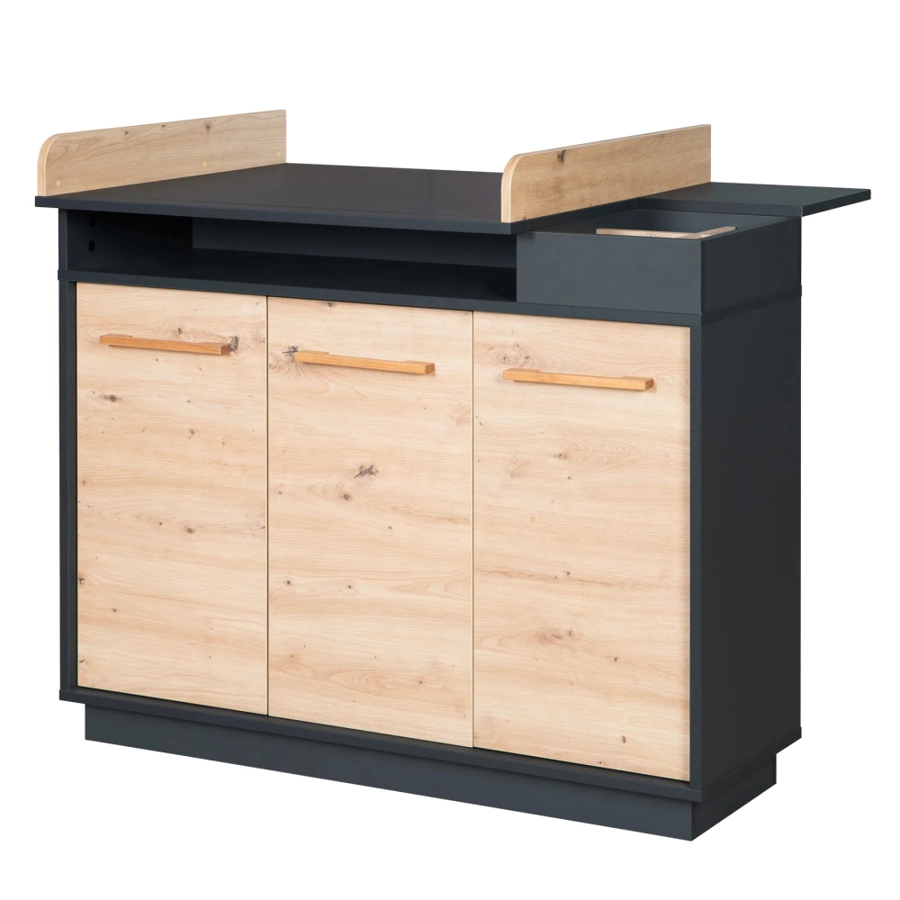 Chambre Roba Lenn - Anthracite / Bois