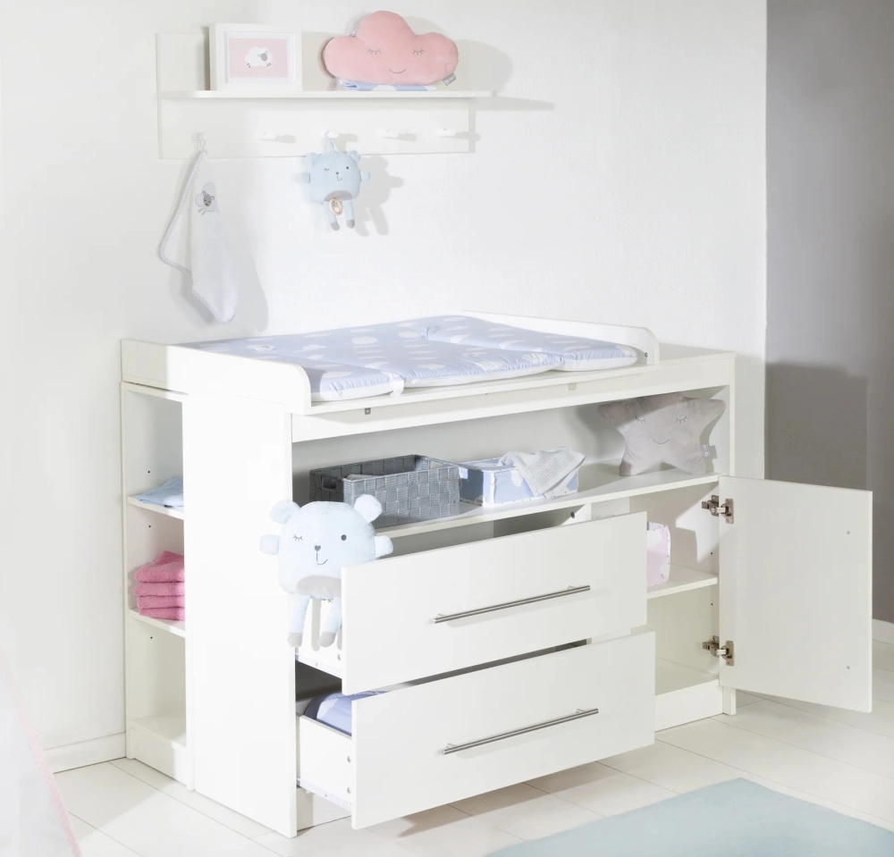 Chambre Roba Maren (Commode Large) - Blanc