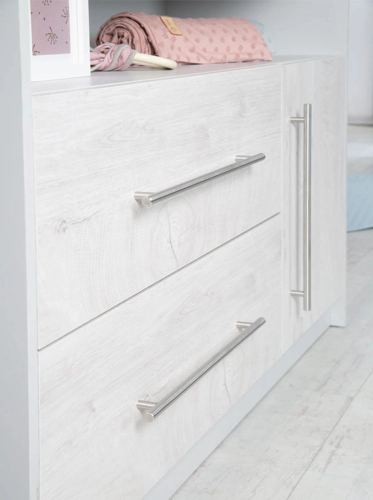 Chambre Roba Maren 2 (Commode Large) - Gris clair