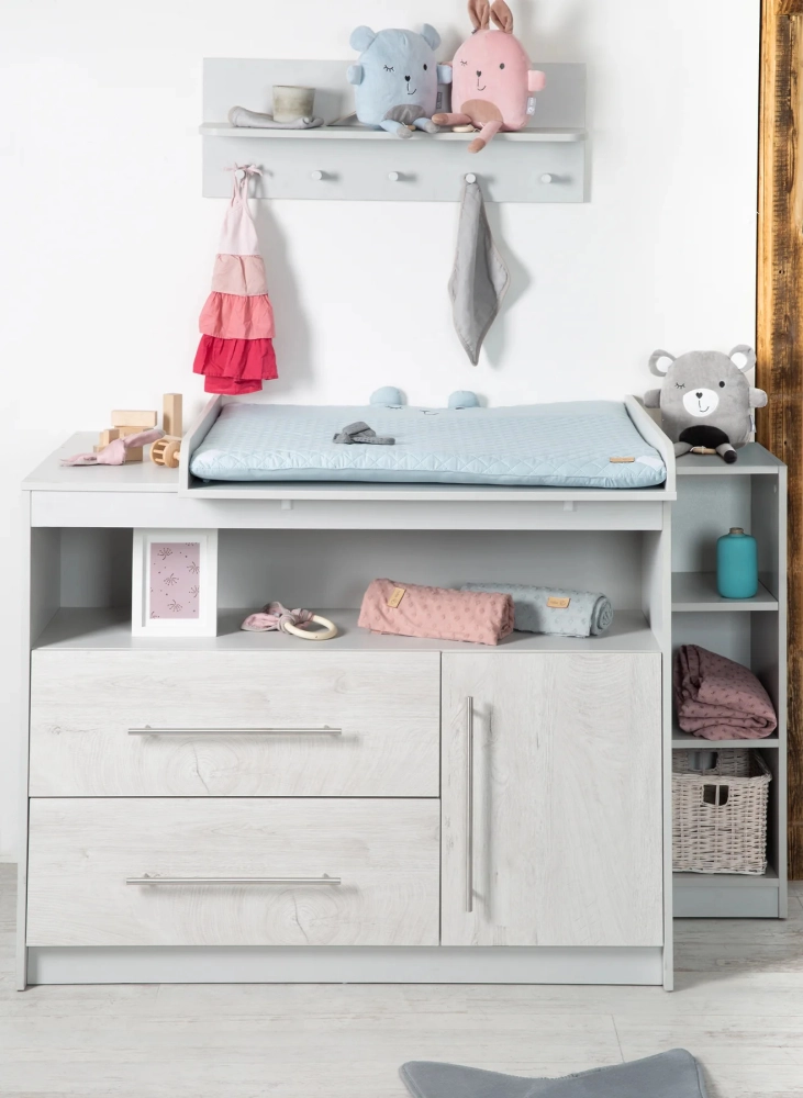 Chambre Roba Maren 2 (Commode Large) - Gris clair