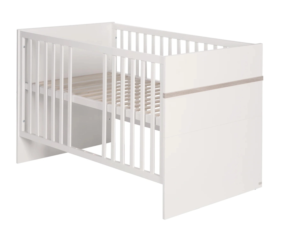 Chambre Roba Moritz (Commode Large) - Blanc / Luna elm