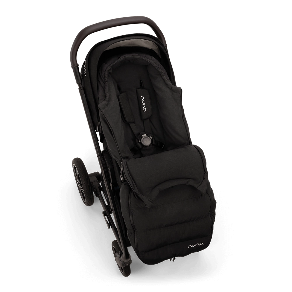 Chancelière Nuna + Moufles - Caviar