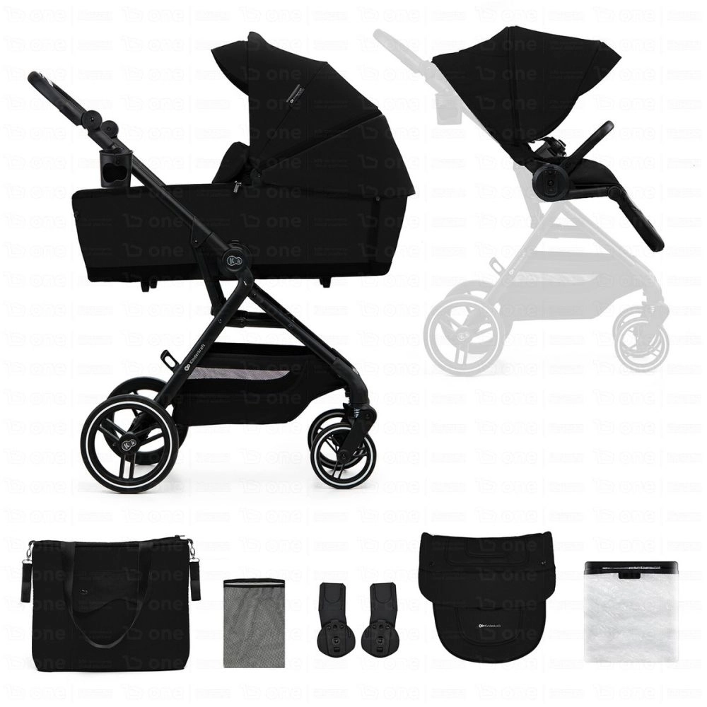 Poussette 2en1 YOXI - Kinderkraft - noir