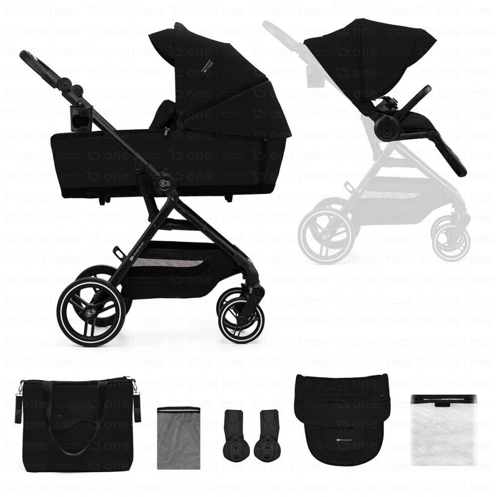 Poussette 2en1 YOXI - Kinderkraft - noir