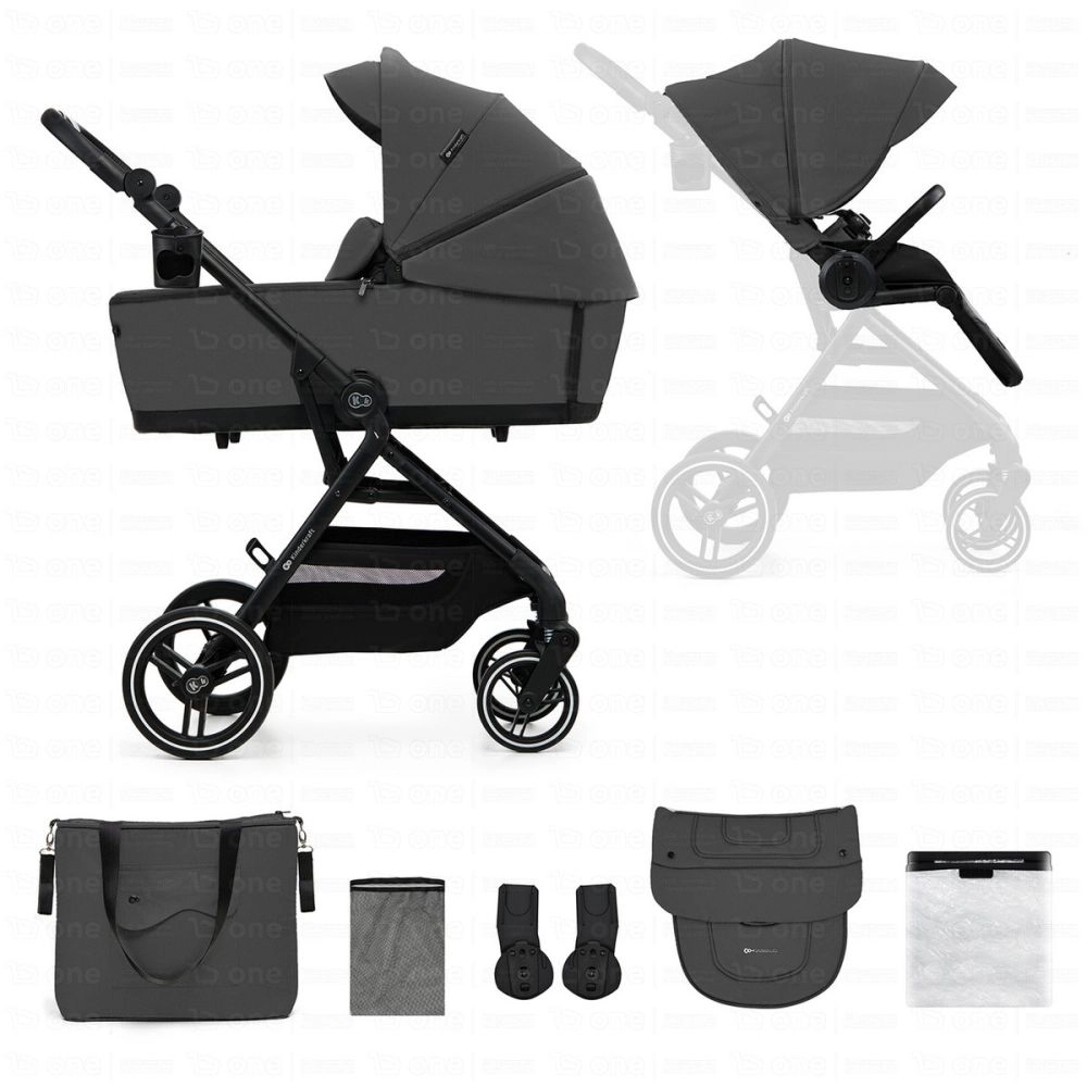 Poussette 2en1 YOXI - Kinderkraft - gris