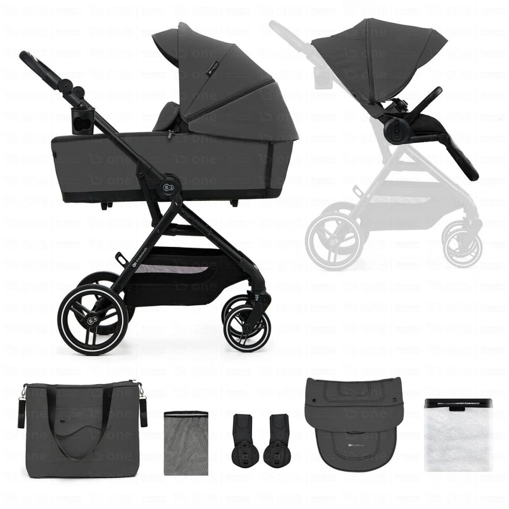 Poussette 2en1 YOXI - Kinderkraft - gris