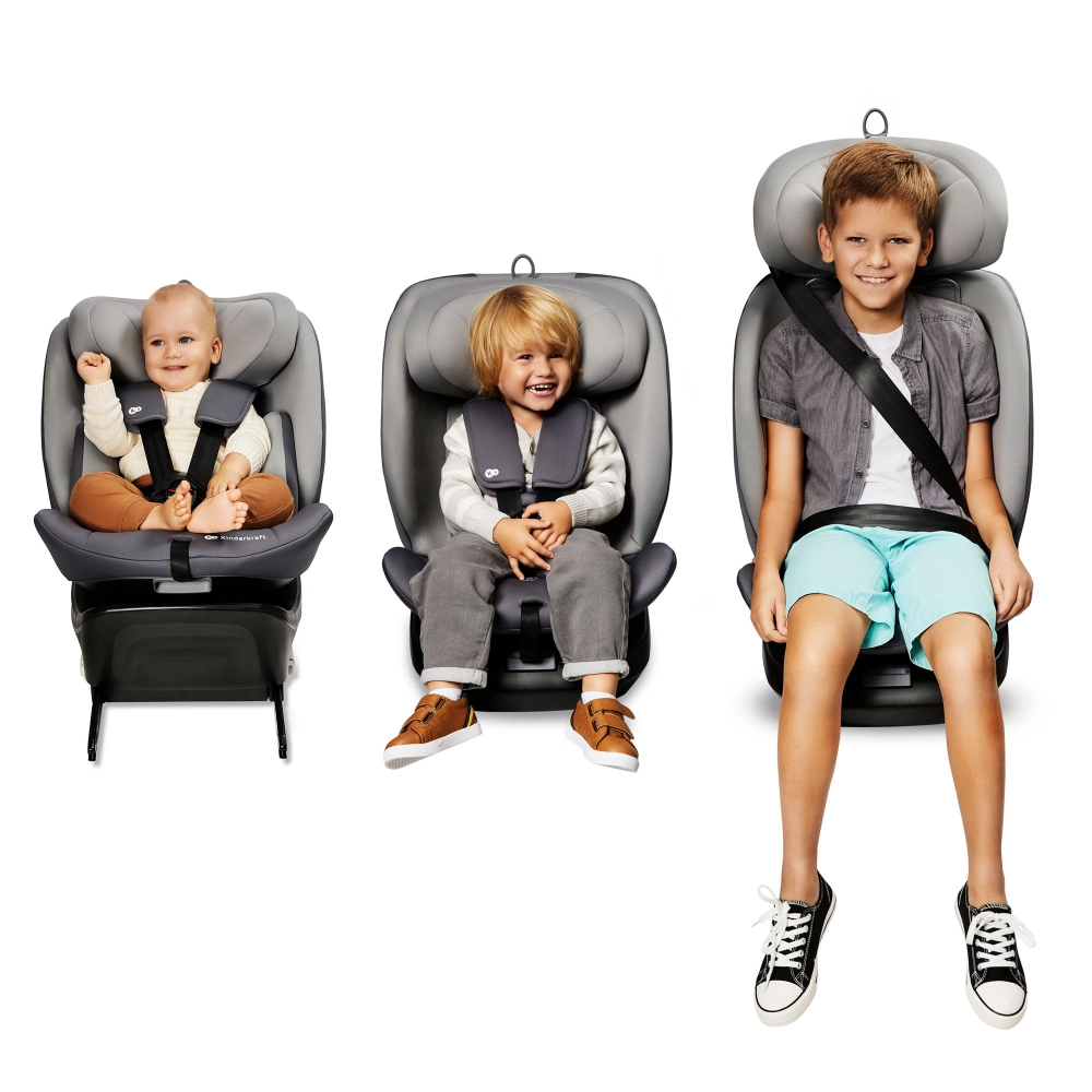 Siège Auto 40-150cm Kinderkraft I-Grow i-Size - Grey