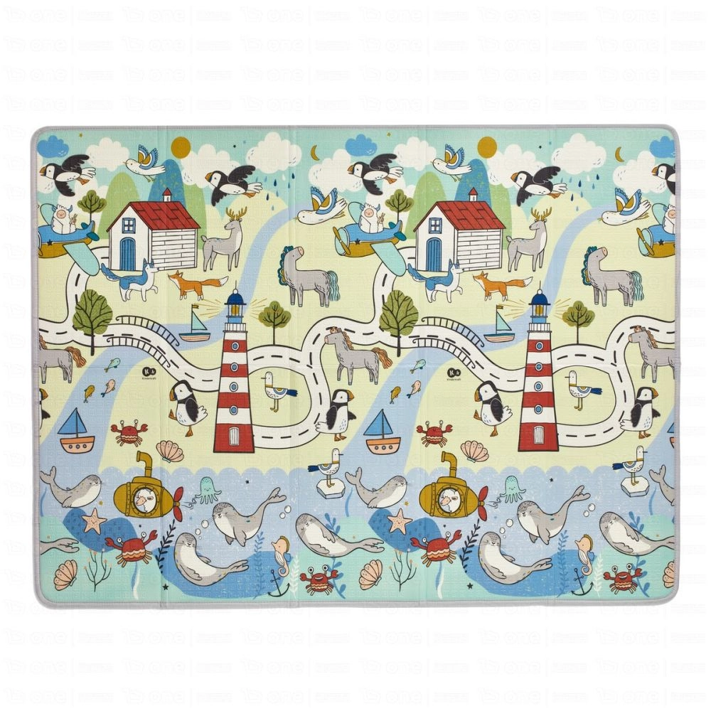 Tapis en mousse double face MATTY 2 - Kinderkraft - multicolore