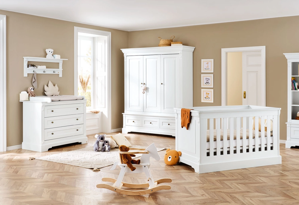 Chambre Bébé 4 Pièces Pinolino Emilia - Armoire 3 Portes