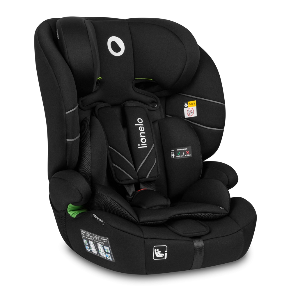 Siège Auto 76-150cm Lionelo Levi One i-Size - Black Carbon