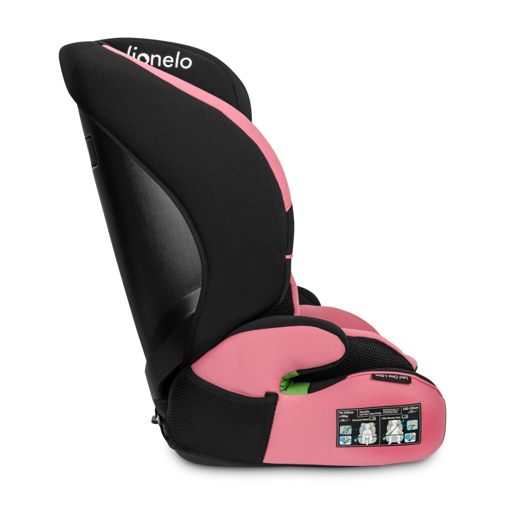 Siège Auto 76-150cm Lionelo Levi One i-Size - Pink Rose