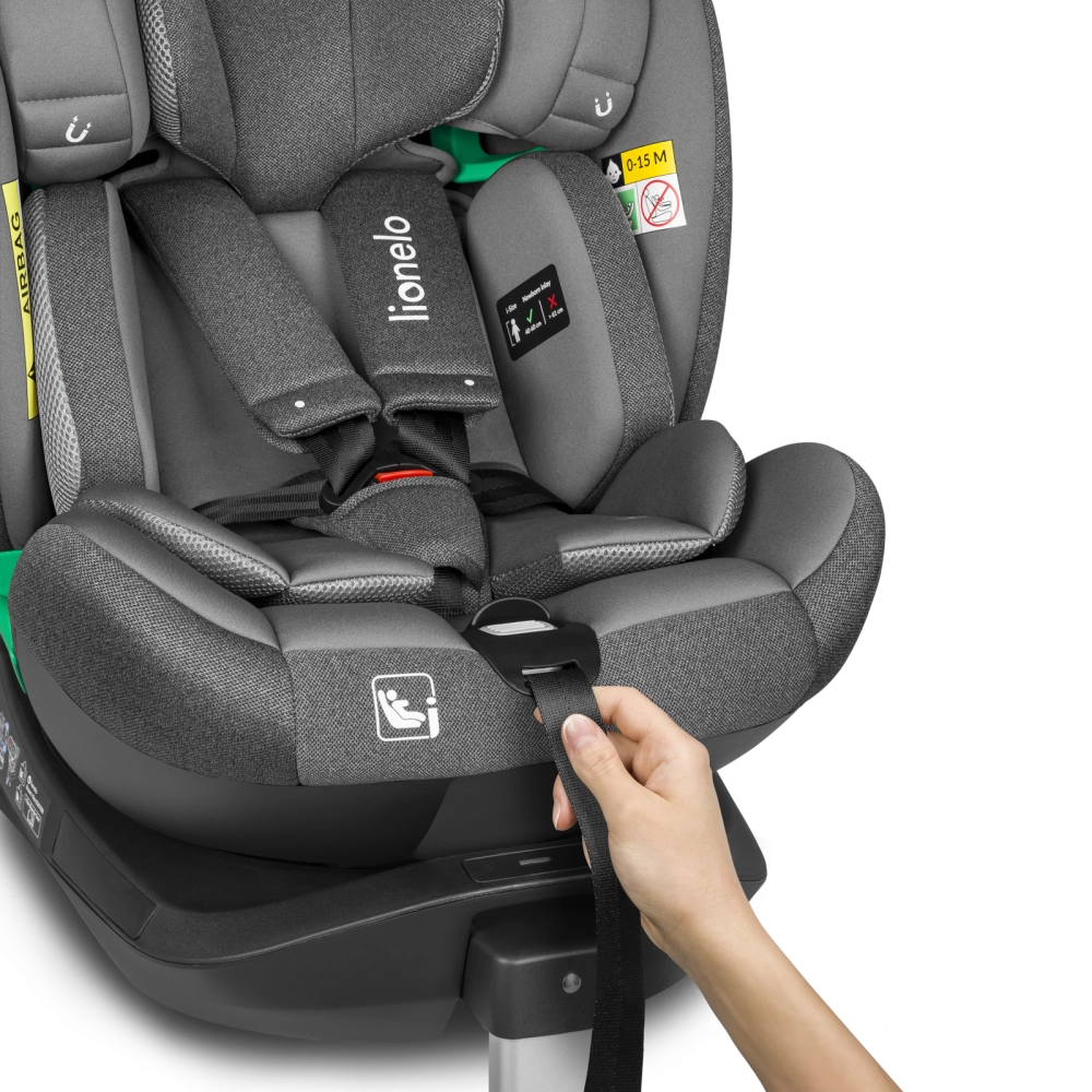 Siège Auto 40-150cm Lionelo Braam i-Size - Grey Stone