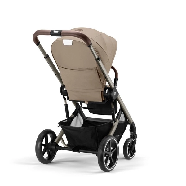 Poussette Cybex Balios S Lux 2 TPE - Almond Beige + Coque Auto Aton B2 - Steel Grey + Base One