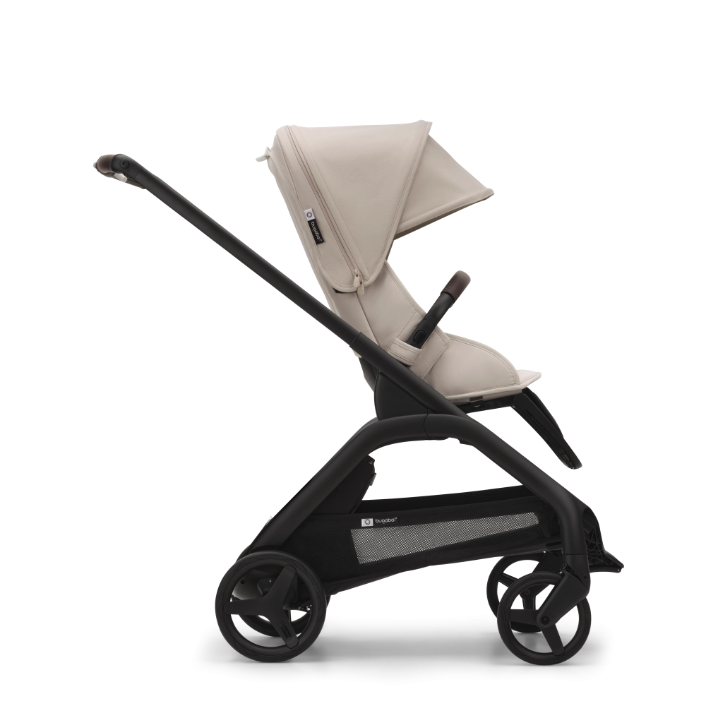 Poussette Bugaboo Dragonfly - Châssis Noir / Canopy Desert Taupe