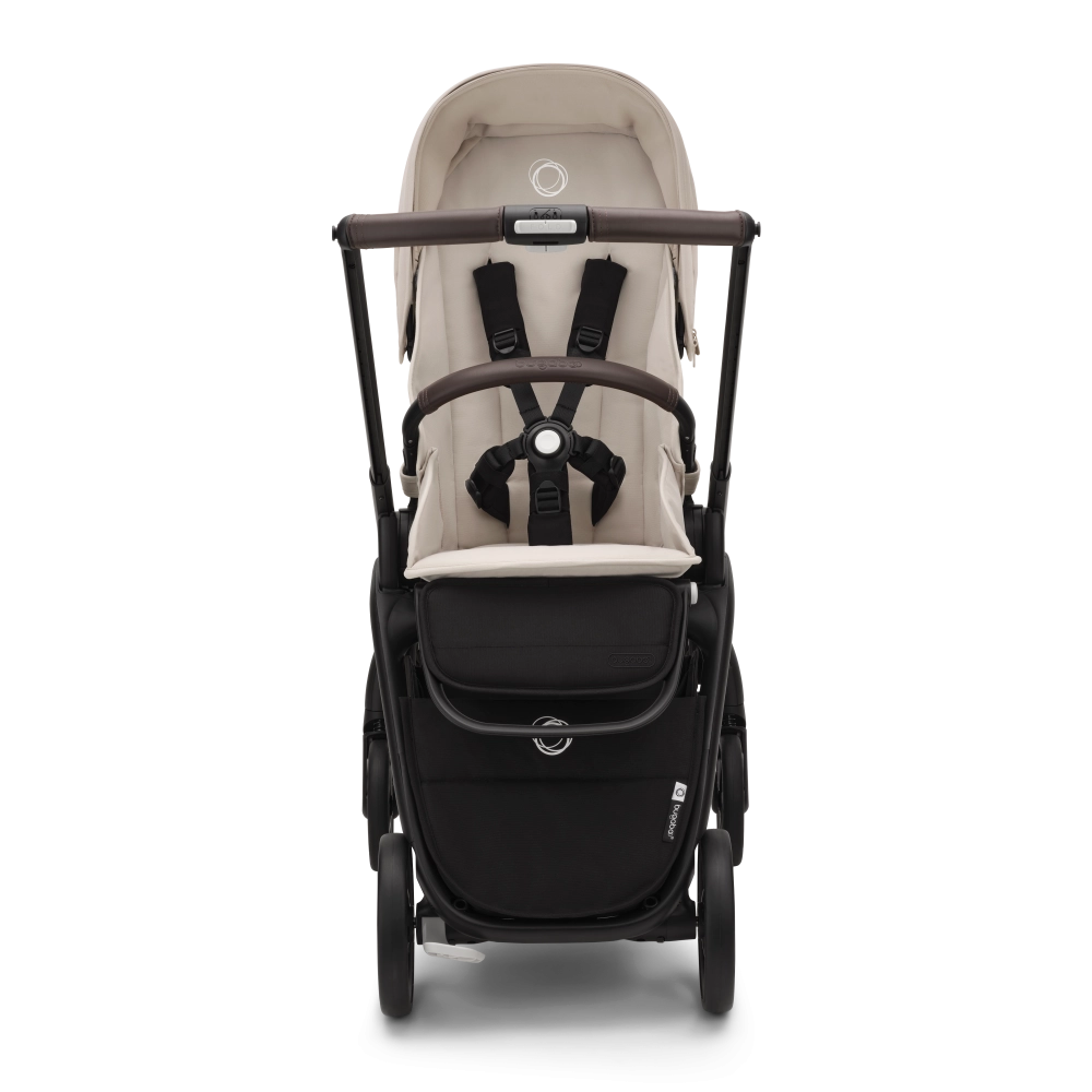 Poussette Bugaboo Dragonfly - Châssis Noir / Canopy Desert Taupe
