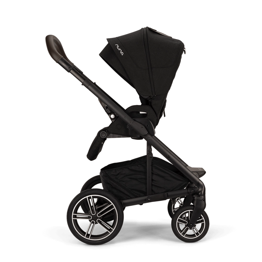 Poussette Nuna Mixx Next + Nacelle + Coque Auto Pipa Next - Caviar/Chocolat