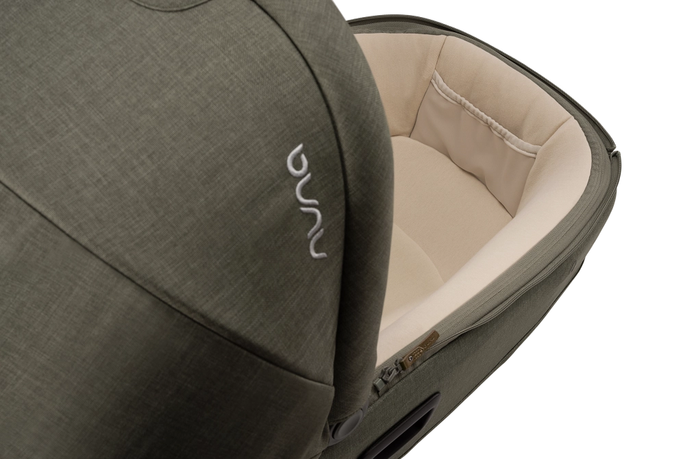 Poussette Nuna Mixx Next + Nacelle Cari Next + Coque Auto Pipa Next - Pine + Base Next