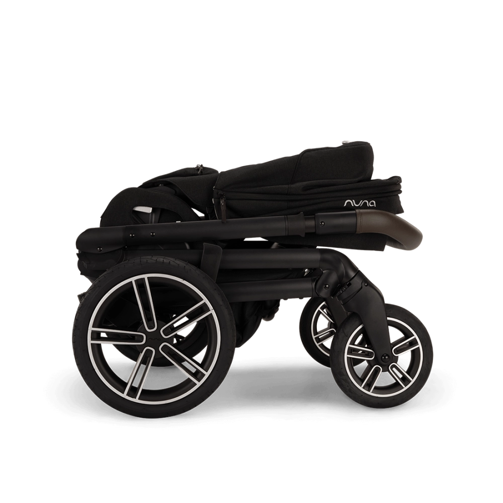 Poussette Nuna Mixx Next + Nacelle Cari Next - Caviar/Chocolat