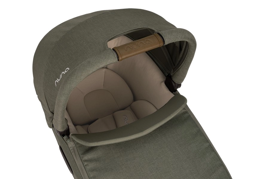 Poussette Nuna Triv Next + Nacelle Cari Next + Coque Auto Pipa Next - Pine + Base Next