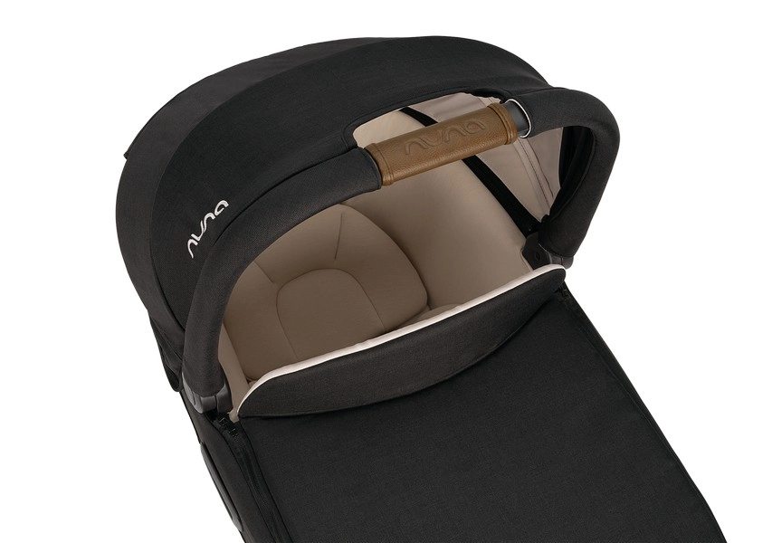 Poussette Nuna Triv Next - Cedar + Nacelle Cari Next - Caviar + Coque Auto Pipa Next - Cedar + Base Next