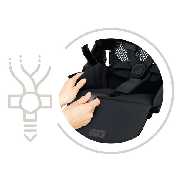 Poussette Cybex Melio 4 TPE - Magic Black