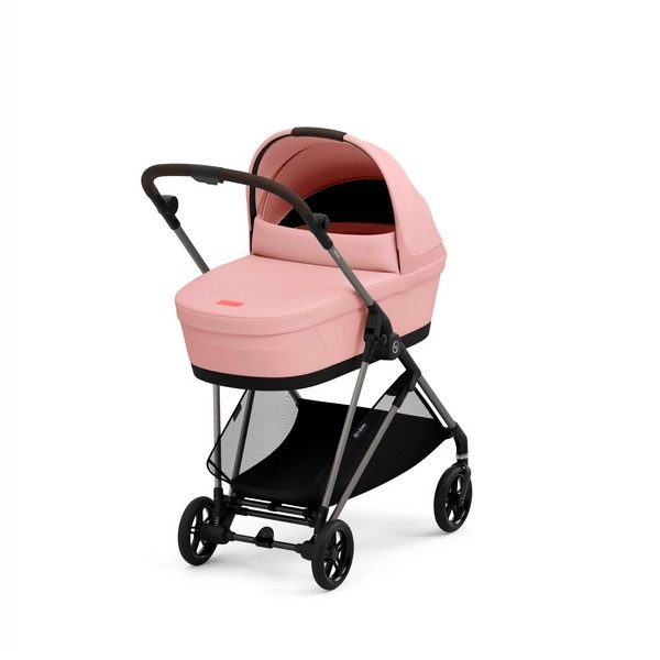 Poussette Cybex Melio 4 TPE + Nacelle - Candy Pink