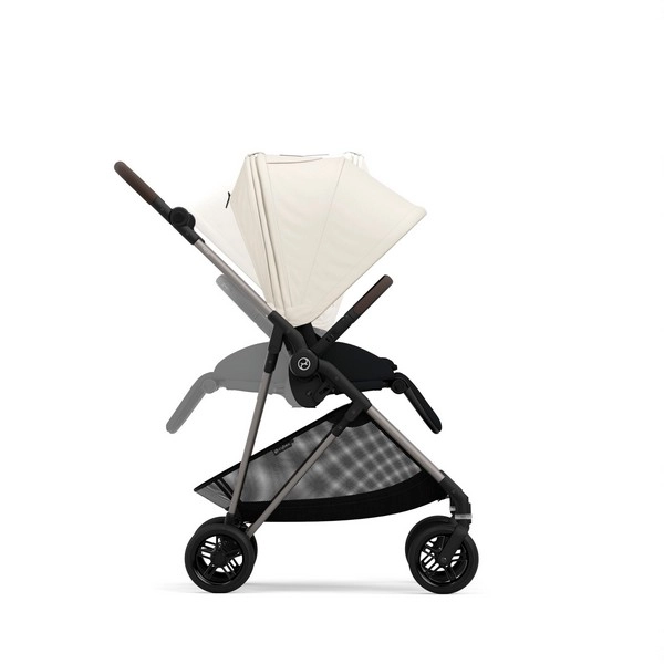 Poussette Cybex Melio 4 TPE+ Nacelle - Canvas White