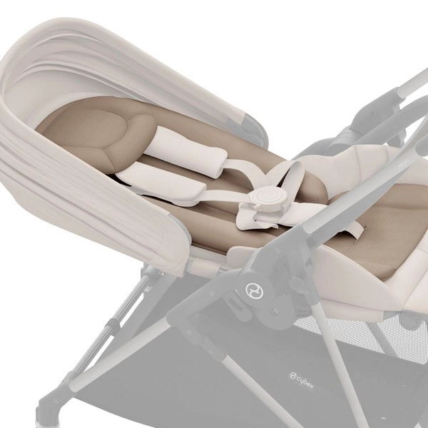 Poussette Cybex Melio 4 TPE- Almond Beige + Coque Auto Cloud G i-Size - Almond Beige (Plus)