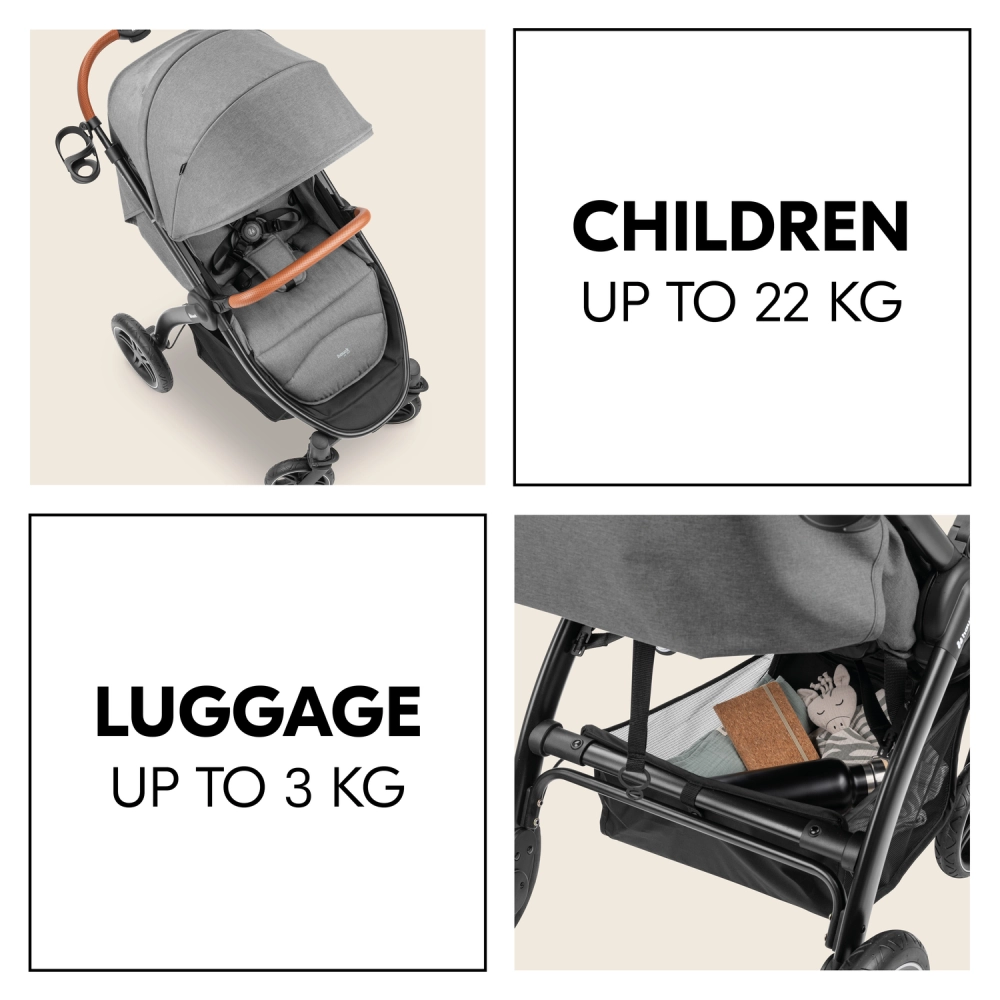 Poussette Hauck Uptown - Grey