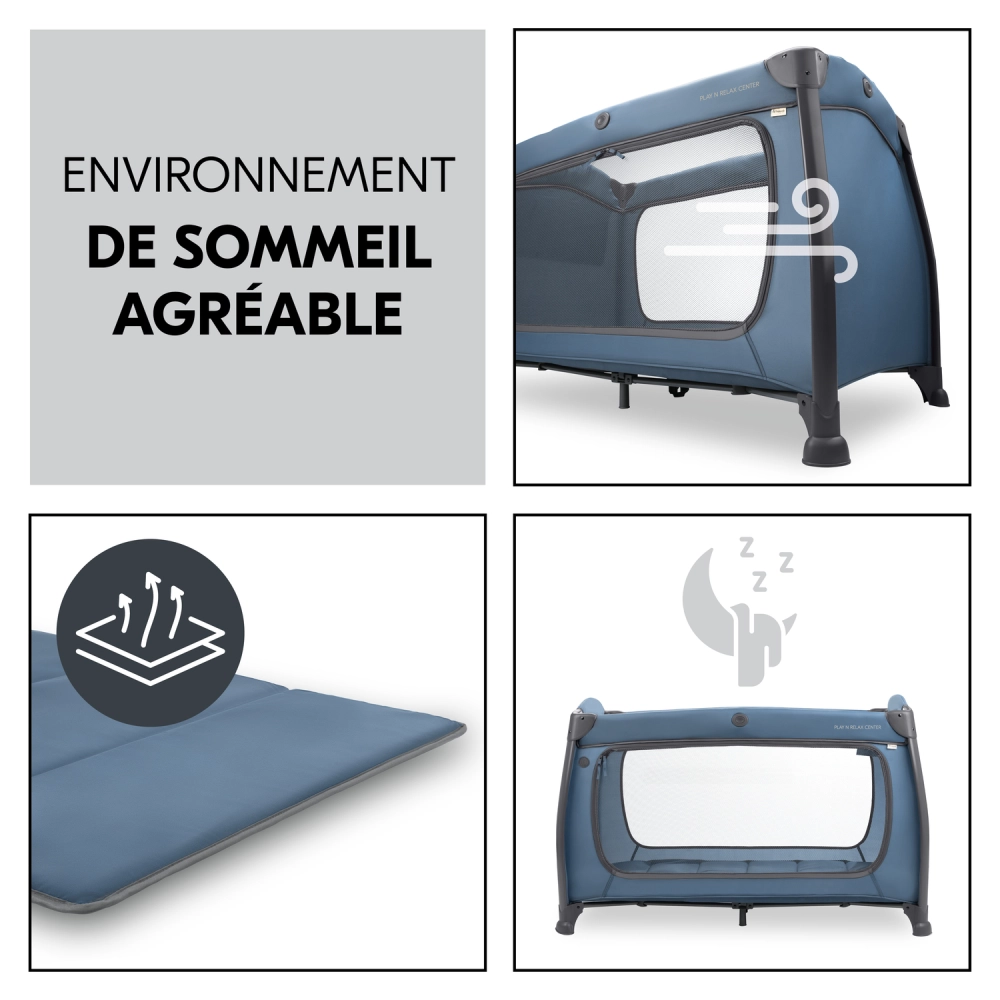 Lit Parapluie Hauck Play N Relax Center - Dark Blue