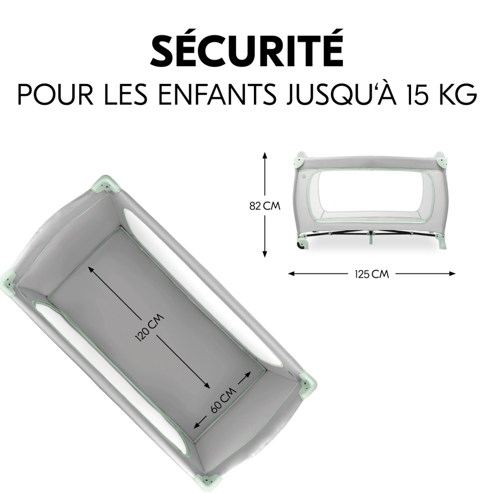 Lit Parapluie Hauck Sleep N Play Go Plus - Mint